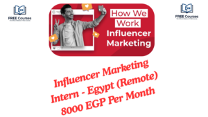 Influencer Marketing Intern - Egypt (Remote) 2026