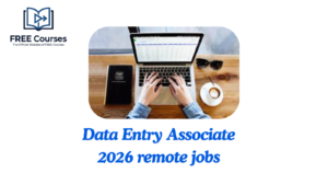 Data Entry Associate 2026 remote jobs