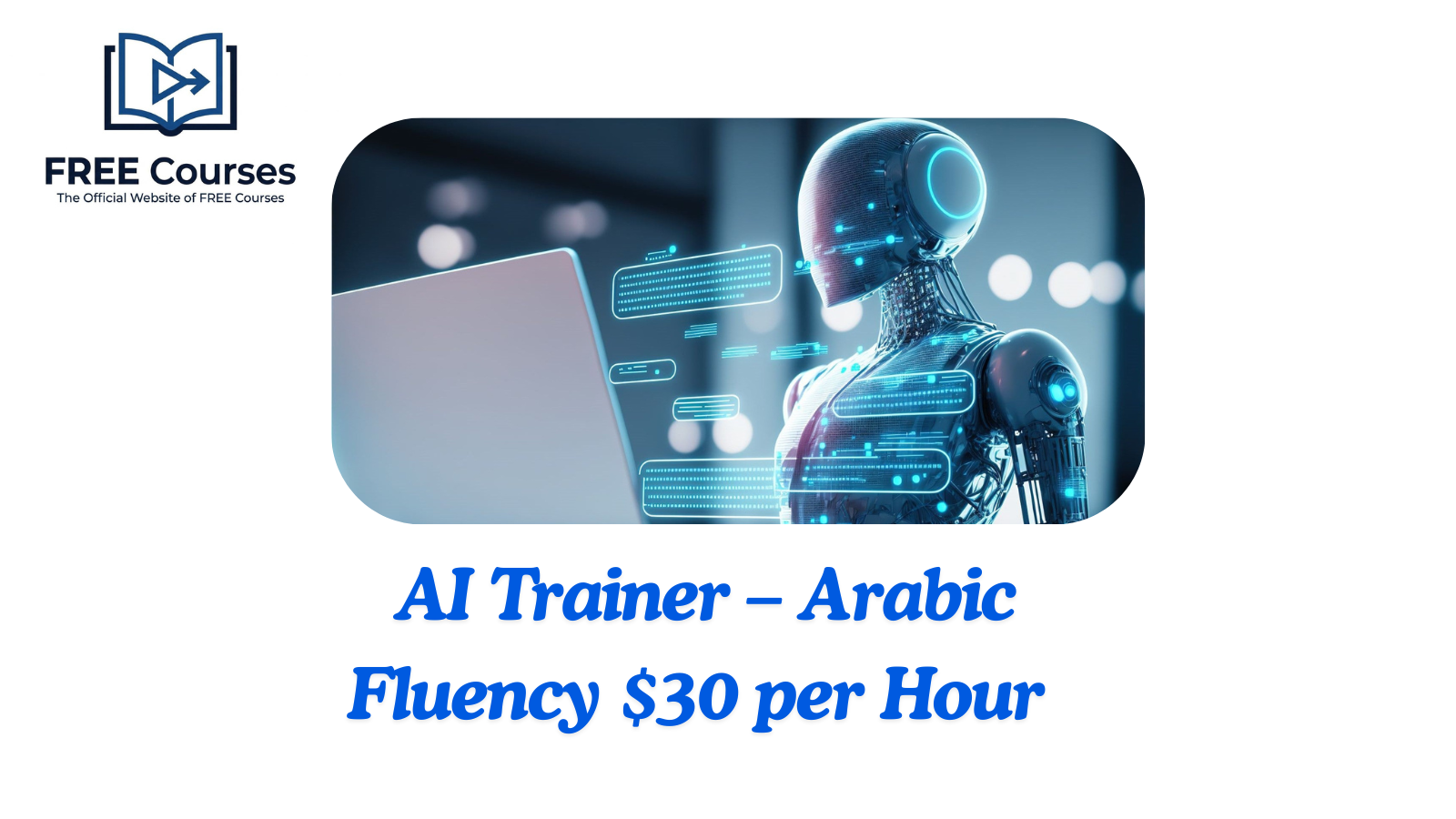 AI Trainer – Arabic Fluency $30 per Hour job