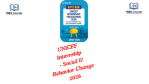 UNICEF Internship - Social & Behavior Change 2026