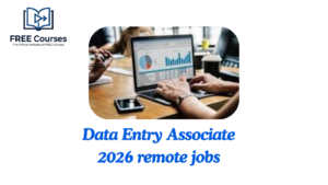 Data Entry Associate 2026 remote jobs