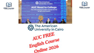 FREE English Course from American University in Cairo 2026