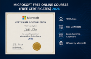 Microsoft Free Online Courses (Free Certificates) 2026